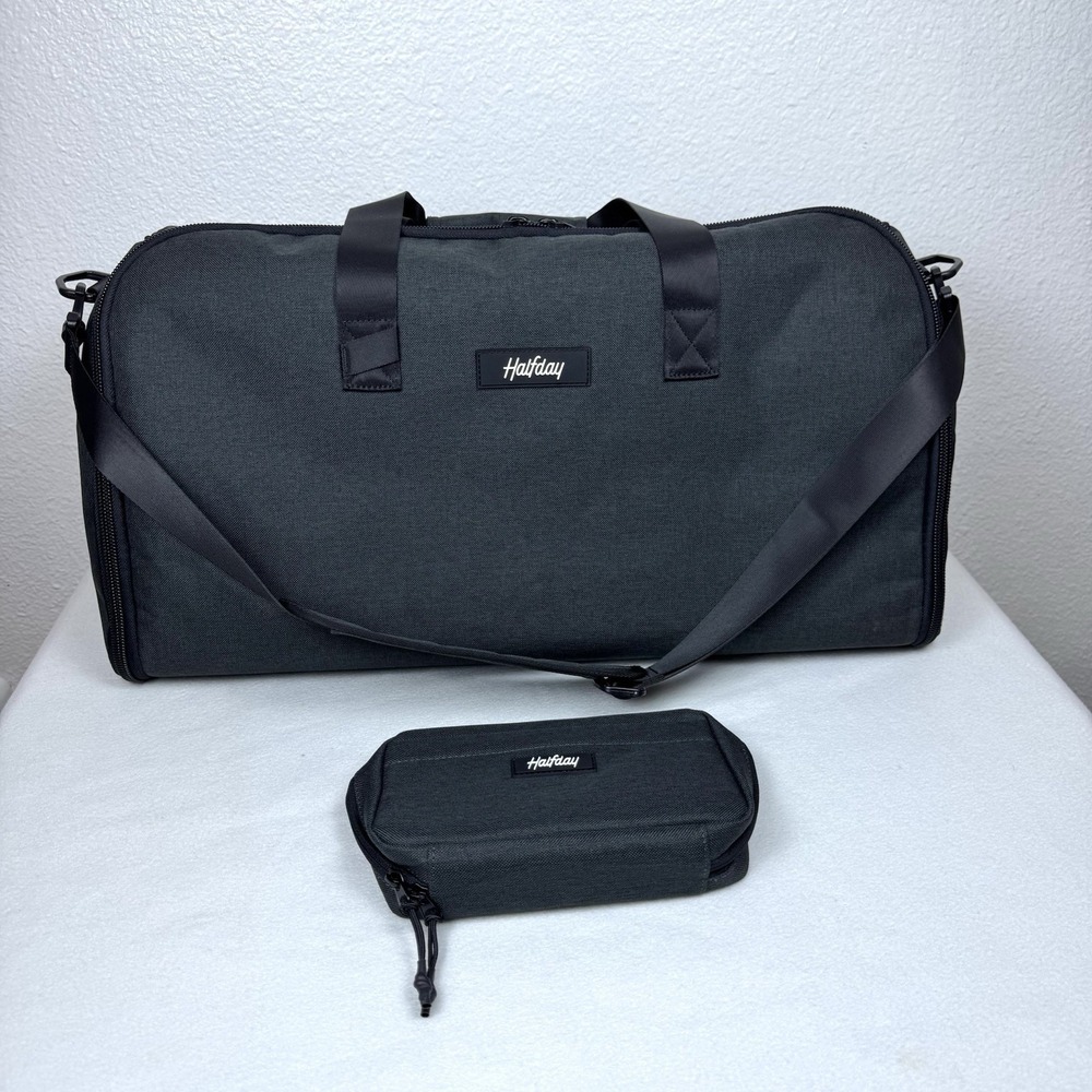 Halfday Convertible Garment Duffel Bag 2-In-1 Carry On Sidekick Tech Organizer